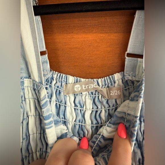 Tractr Wide Leg Stripe Jumpsuit 🐚 - Picture 3 of 4